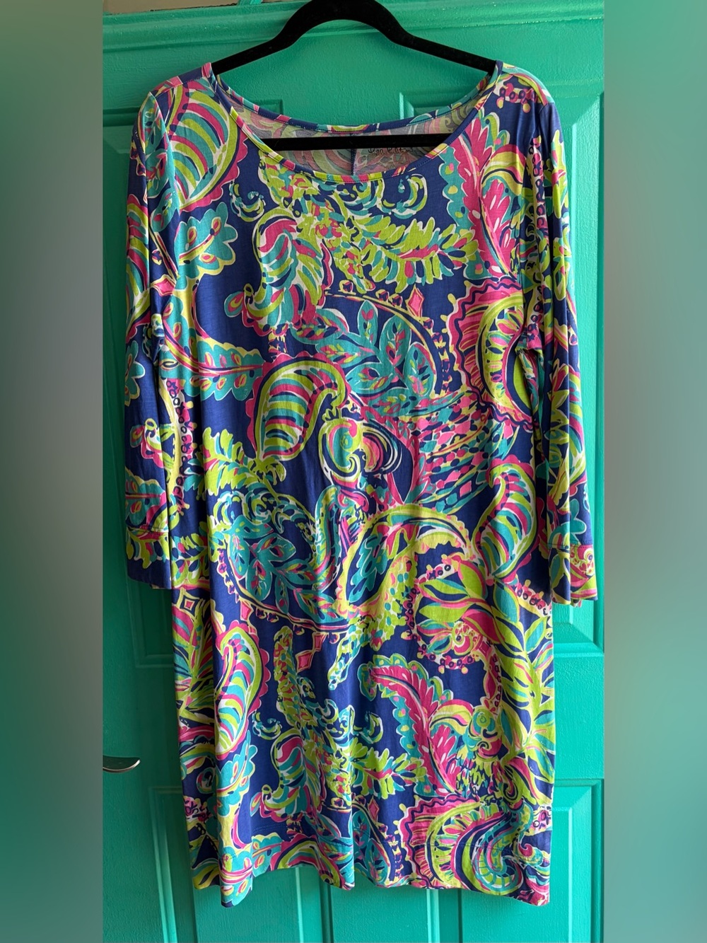 EUC Lilly Pulitzer Long Sleeve Pima dress - XL